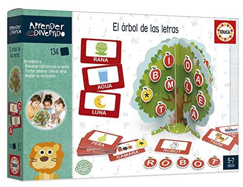 Educa - Aprender es Divertido: el Árbol de Las Letras Juego Educativo, Multicolor (18703)