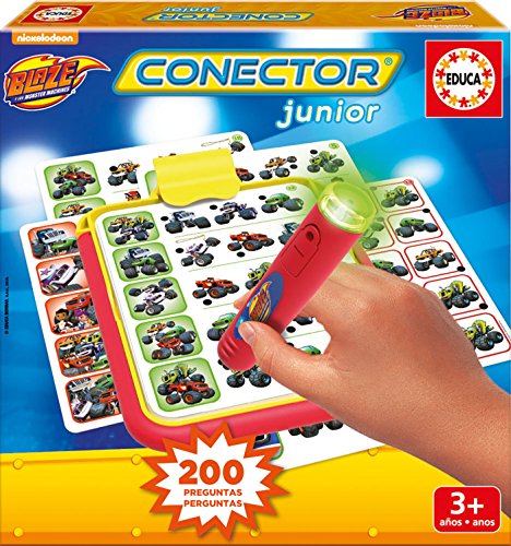 Educa Borrás - The Monster Machines Conector Junior Blaze, Juego Educativo (16994)