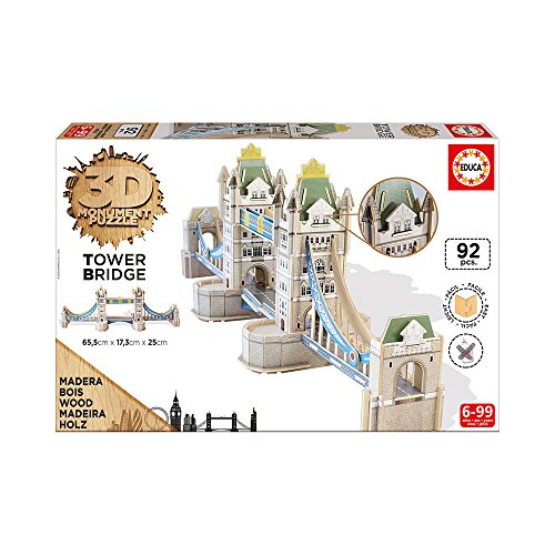 Educa Borrás - Tower Bridge, Puzzle 3D (16999)