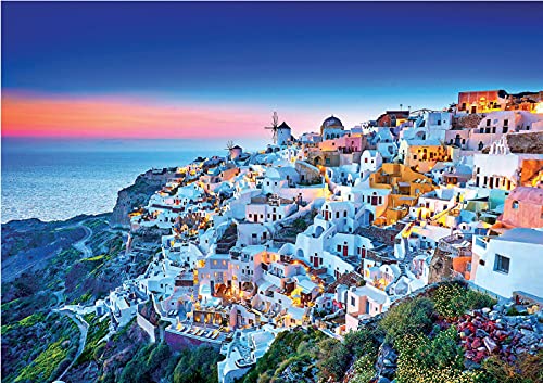 Educa Genuines Santorini. Puzzle de 1500 Piezas. Ref. 19040, Multicolor