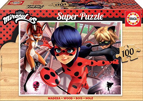 Educa - Ladybug Lady Bug Puzzle, 100 Piezas, Multicolor (17957)