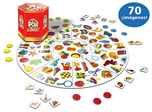 Educa - Lince Juego de Mesa, 70 Imágenes, Multicolor (17472)