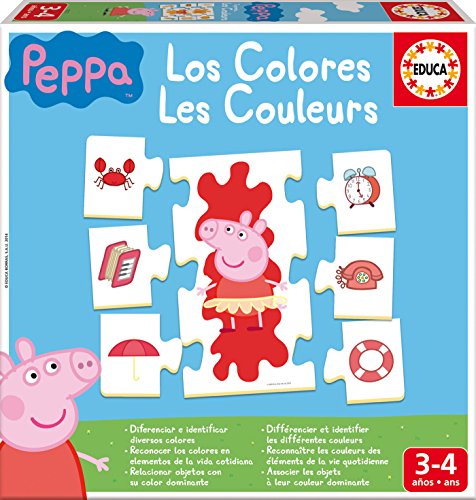 Educa - Los Colores Peppa Pig Juego Educativo para Bebés, Multicolor (16225)