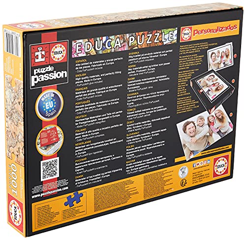 Educa - Mapamundi Puzzle, 1000 Piezas, Multicolor (15159)