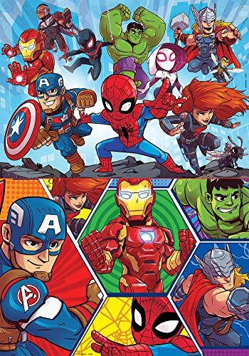 Educa - Marvel Super Heroe Adventures Puzzles, 2x20 Piezas, Multicolor (18648)