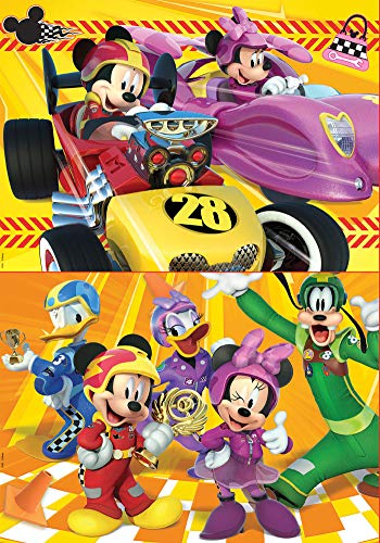 Educa - Mickey y los Súper Pilotos 2 Puzzles x 48 Piezas, Multicolor (17239)