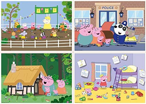 Educa - Peppa Pig Conjunto de Puzzles Para Niños, Multicolor (18645)