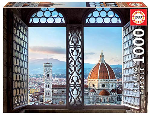 Educa - Vista de Florencia Puzzle, 1000 Piezas, Multicolor (18460)