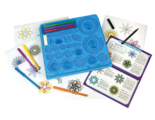 El Spirograph Conjunto Original con marcadores