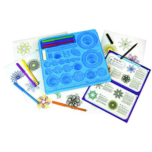 El Spirograph Conjunto Original con marcadores