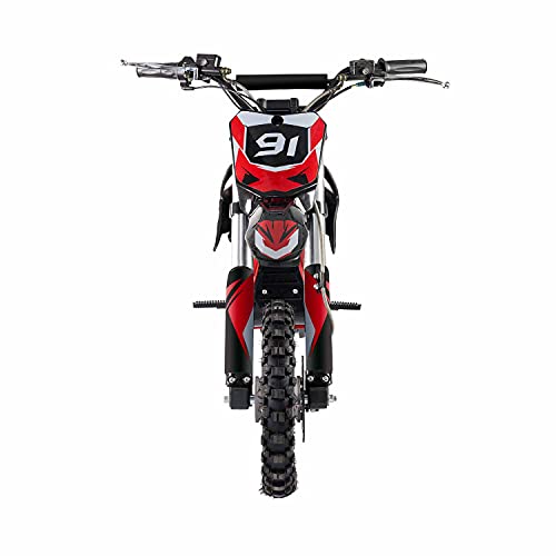 ELITYON Moto Eléctrica Niños Desde 6-7 años | Speed Lion | Minimoto Eléctrica Hulk Roja | Moto eléctrica 1060W y 48V | hasta 40 Km/h | También para Adultos < 60 kg