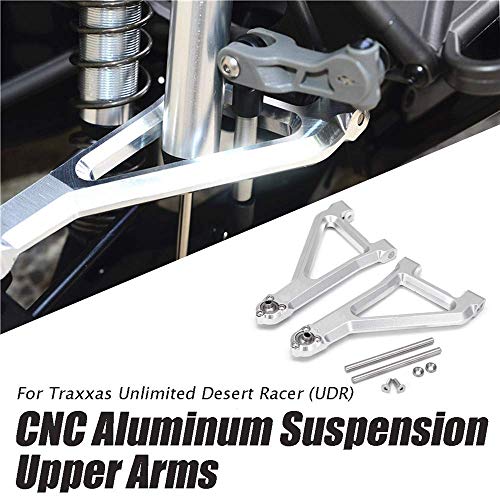 Ellenbogenorthese-LQ Piezas de Repuesto RC L & R Kit de Brazo Superior de suspensión de aleación CNC para Piezas de Coche Compatible con Traxxas Unlimited Desert Racer Udr RC