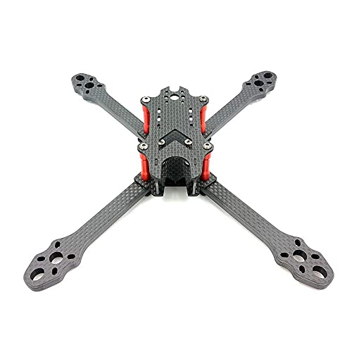 Ellenbogenorthese-LQ Piezas de Repuesto RC Raptor 218Mm 6Mm Arm Fibra de Carbono 5 Pulgadas Stretch X Frame Kit para FPV Freestyle RC Drone