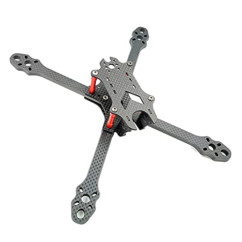 Ellenbogenorthese-LQ Piezas de Repuesto RC Raptor 218Mm 6Mm Arm Fibra de Carbono 5 Pulgadas Stretch X Frame Kit para FPV Freestyle RC Drone