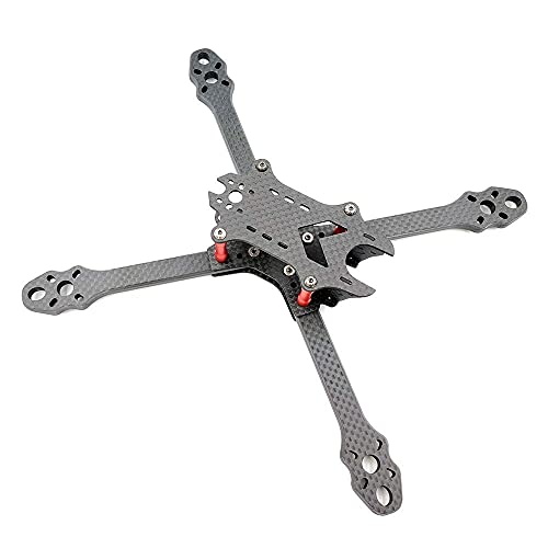 Ellenbogenorthese-LQ Piezas de Repuesto RC Raptor 218Mm 6Mm Arm Fibra de Carbono 5 Pulgadas Stretch X Frame Kit para FPV Freestyle RC Drone