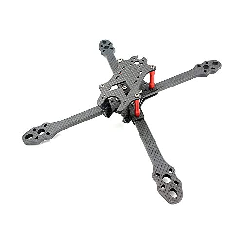 Ellenbogenorthese-LQ Piezas de Repuesto RC Raptor 218Mm 6Mm Arm Fibra de Carbono 5 Pulgadas Stretch X Frame Kit para FPV Freestyle RC Drone