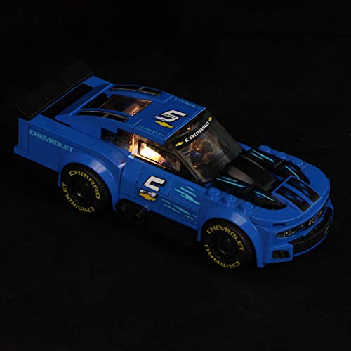 Elroy369Lion Juego de luces LED para coche Lego Speed Champions Chevrolet Camaro ZL1 75891 75891 (sólo LED, no incluye el kit Lego)