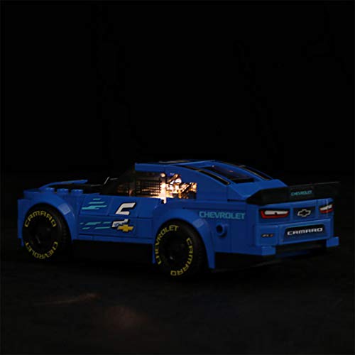 Elroy369Lion Juego de luces LED para coche Lego Speed Champions Chevrolet Camaro ZL1 75891 75891 (sólo LED, no incluye el kit Lego)