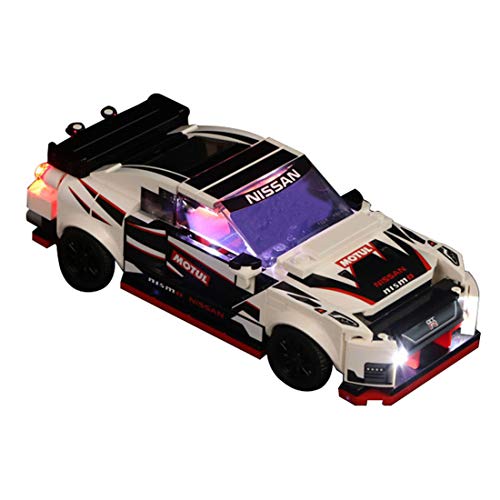 Elroy369Lion Juego de luces LED para Lego Speed Champions Nissan GT-R NISMO 76896 de bloques de construcción para Lego 76896 (solo incluye LED, no incluye kit Lego).