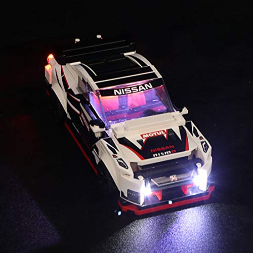 Elroy369Lion Juego de luces LED para Lego Speed Champions Nissan GT-R NISMO 76896 de bloques de construcción para Lego 76896 (solo incluye LED, no incluye kit Lego).