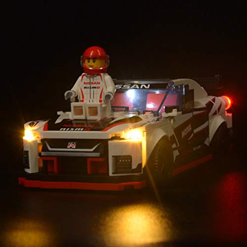 Elroy369Lion Juego de luces LED para LEGO Technic Nissan GT-R Nismo 76896, bloques de construcción DIY luces decorativas para LEGO Technic 76896 (solo incluye LED, no incluye el kit Lego).