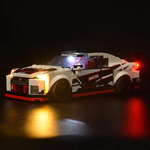 Elroy369Lion Juego de luces LED para LEGO Technic Nissan GT-R Nismo 76896, bloques de construcción DIY luces decorativas para LEGO Technic 76896 (solo incluye LED, no incluye el kit Lego).