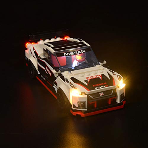 Elroy369Lion Juego de luces LED para LEGO Technic Nissan GT-R Nismo 76896, bloques de construcción DIY luces decorativas para LEGO Technic 76896 (solo incluye LED, no incluye el kit Lego).