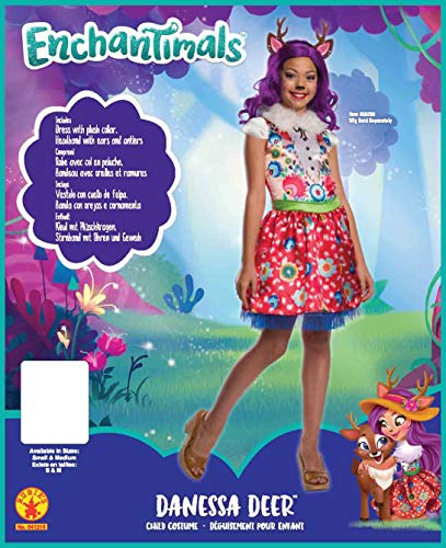 Enchantimals - Disfraz Danessa Deer para niña, talla M 3-4 años (Rubies 641215-S)