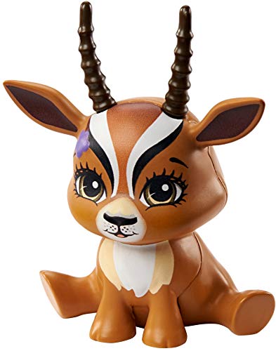 Enchantimals Gabriela Gazelle y Racer Muñeca con mascota, para niñas y niños +4 años (Mattel GTM26)