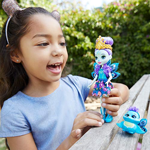 Enchantimals Muñeca con mascota Pippa Peacock (Mattel DYC76)