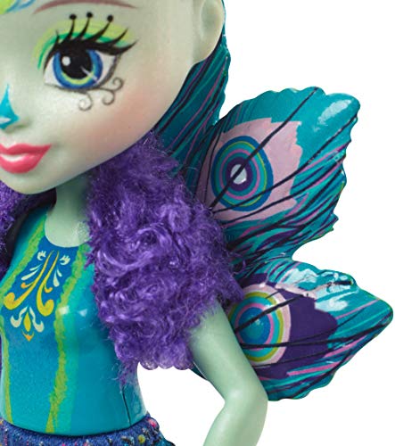 Enchantimals Muñeca con mascota Pippa Peacock (Mattel DYC76)