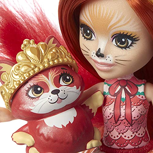 Enchantimals- Royal Fabrina Fox y Frisk, Multicolor (Mattel GYJ05)