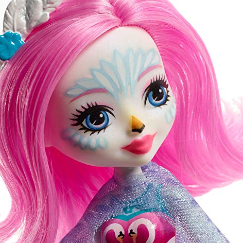 Enchantimals- Saffi Swan, Muñeca, Multicolor (Mattel FRH38)