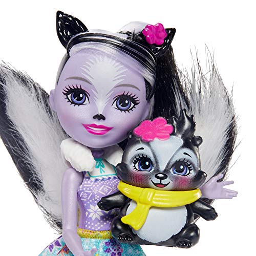 Enchantimals TOCADOR con MUÑECAS Sage Skunk Y Caper (Mattel GJX34)