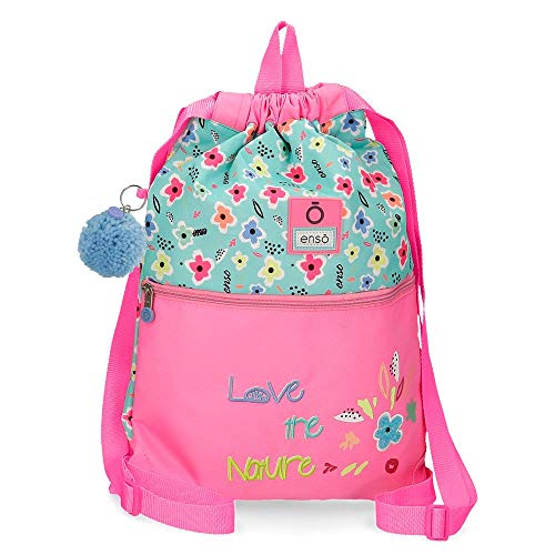 Enso Love The Nature Mochila Saco Multicolor 35x46 cms Poliéster