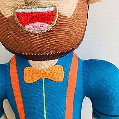 Entplg Programa de iluminación en inglés para niños, muñeco Prototipo simulado de 30 cm, Personaje de Blippi, Regalo de muñeco de Peluche para niños