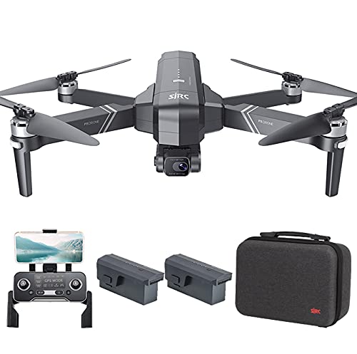 Entrega en 3~7 Días, SJRC F11 Pro 4K GPS Drone con EIS Cámara HD, Cardán Mecánico de 3 Ejes, Distancia de Control de 1,2km, 5.8Ghz WiFi FPV Drones Adultos, 26Minutos Profesional Quadcopter (2 Pilas)