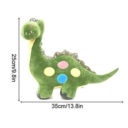 EQLEF 1 Pedazo Verde Lindo Dinosaurio Juguetes de Peluche para niño (Verde)