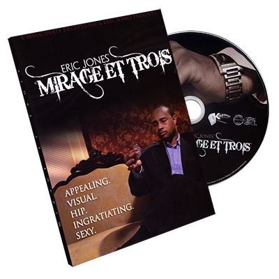 Eric Jones Set: Mirage et Trois y Extensión de mí (incluye Karate Coin) por Eric Jones y Kozmomagic | DVD | Cartas magia | Dinero | Magia de Moneda | Primer Plano