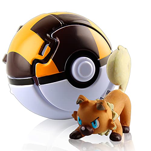 Esportic Poké Bolas Pokéball, Ball figuritas Poké Bolas Pokéball, Poké Bolas, Bola con Figuras Toys para niños (Rock Dog)