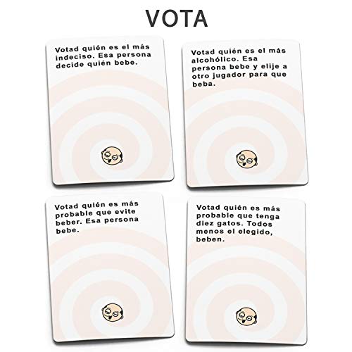 Estas Cartas Te Pondrán Pedo - Un Divertido Juego para Beber en Fiestas