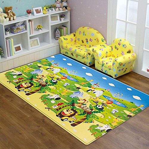 esterilla de juegos para niños - Dwinguler playmat - ZOO - Medium - 1,9m * 1,3m *15mm