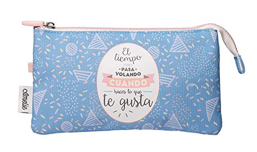 Estuche 3 compartimentos - Estuche escolar │Estuche Amelie perfecto para la vuelta al cole - Producto con licencia oficial