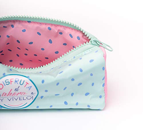 Estuche escolar - Estuche Amelie Pastel Collection │Estuche mediano colores pasteles perfecto para la vuelta al cole