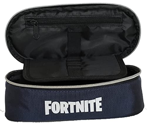 Estuche ovalado organizado de camuflaje Fortnite.