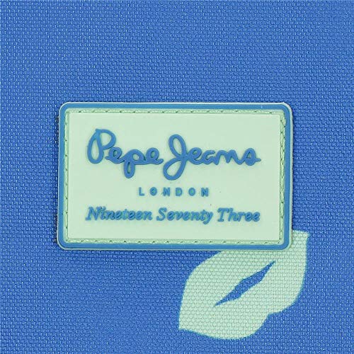 Estuche Pepe Jeans Ruth Tres Compartimentos, Azul, 22x12x5 cm