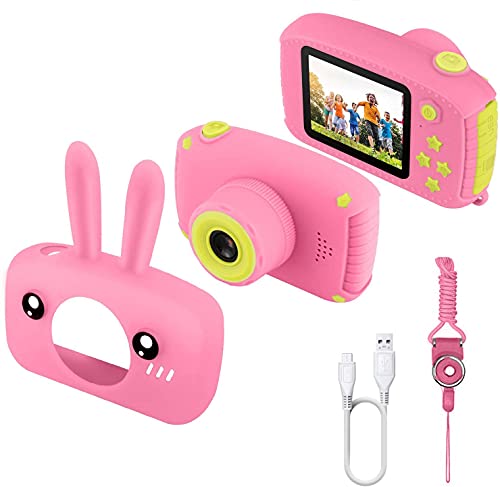 ETPARK Cámara para Niños, Cámara Digital para Niños de 2.0 Pulgadas Cámara Infantil con 12MP HD 1080P Video Recorder Y Mini cordón SLR de diseño anticaída Niños Niñas Regalos creativos