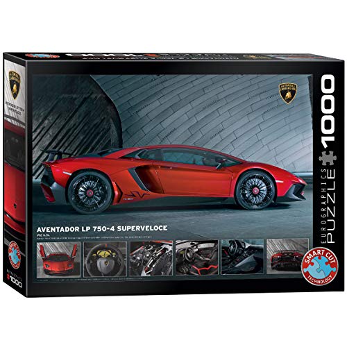 EuroGraphics "Lamborghini Aventador 7504 SV Puzzle (1000 Piezas, Multicolor)