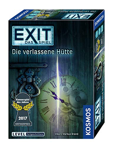 EXIT Kosmos Spiele abandonado Cabaña + Juego Kosmos – Die Catakomben des Grauens – La aventura de 2 piezas en 1 caja, nivel avanzado, juego Escape Room