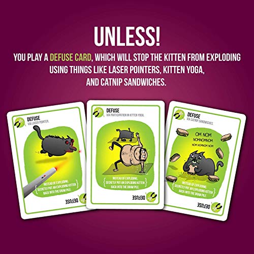 Exploding Kittens Juego Paquete de Fiesta Juega con hasta 10 Jugadores! Juego de cartas en Inglés